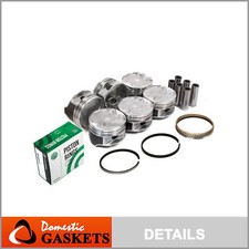 Pistons And Rings Fit 93-02 Ford Probe Mazda Mx6 626 Millenia V6 2.5l Kl