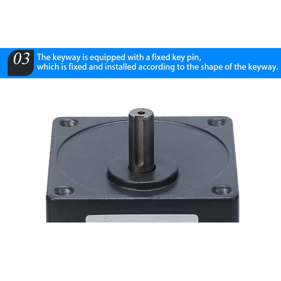 AC Gear Motor Electric Motor Variable Speed Controller 110 125RPM AC