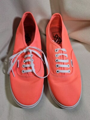 Vans Womens Bright Coral/Pink Sneakers size