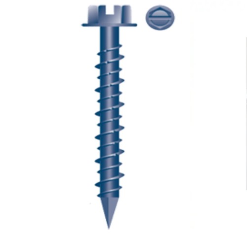 Tappo vite in muratura testa esagonale cemento / slot combo 3/16 x 1-3/4"" a 4 - Foto 24 di 29