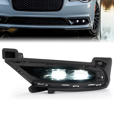 LED Bumper Fog Lights For Chrysler 300 2015-22 23 2024 Driving Lamps Driver Side