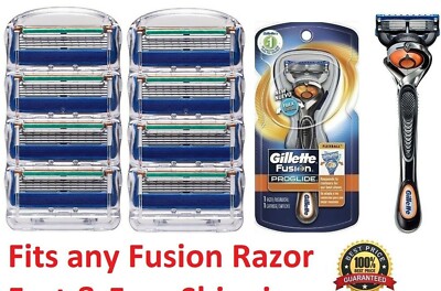 9 Gillette FUSION Razor Blades Refills Cartridges Proglide FLEXBALL Shaver 8 4