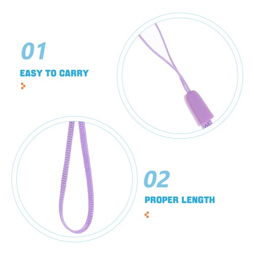3 PCS Handy Kabel Abzeichen Schlüsselband Schlüsselanhänger Am Handgelenk - Zdjęcie 9 z 12