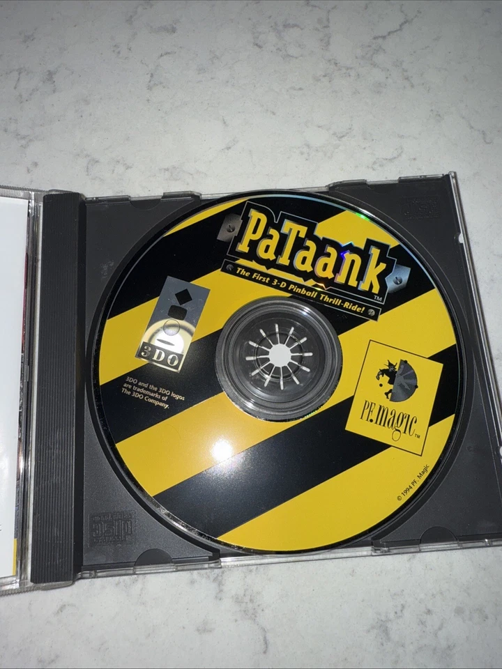 PaTaank Panasonic 3DO Vtg 1995 Tested w/ manual The first 3D Pinball Thrill Ride - Image 3 of 4
