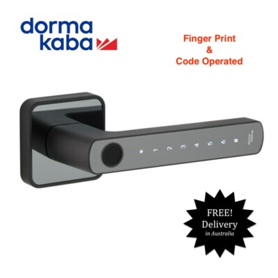 DormaKaba Biometric Fingerprint Door Lock, Handle Set-Free Delivery