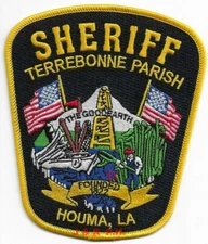 Terrebonne Parish Sheriff, LA  (4.25" x 5" size) shoulder police patch (fire)