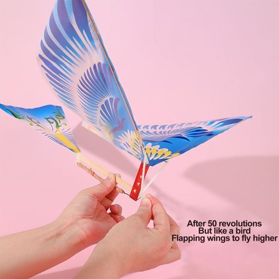1Set Rubber Band Power DIY Air Plane Ornithopter Birds Models Kites Kids Toys