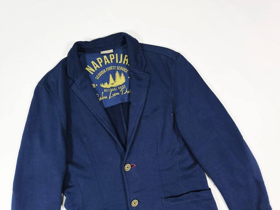 Chaqueta Blazer Napapijri Azul Mezcla Algodón Talla M Foto 2 de 4