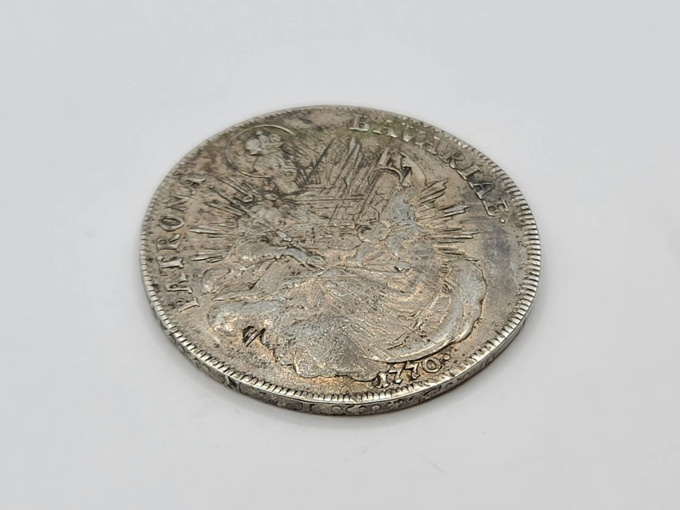 1770 Electorate of Bavaria, Germany 1 Conventionsthaler Silver Coin - KM#519.1 - Image 4 of 4