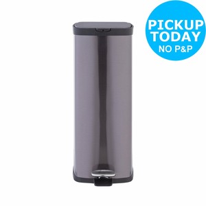 Argos Home 30 Litre Square Pedal Bin Grey Ebay