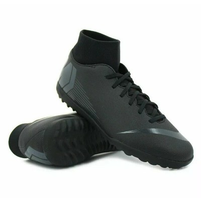 New Boys Kids Nike Mecurial TF Black Football Astro Turf Trainers UK Size 3 3.5 | eBay