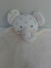 Asda George Elephant Ivory Beige Stars Soft Plush Toy. 