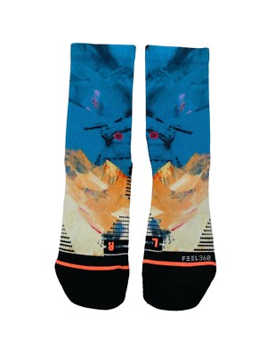 STANCE FEEL 360 ''MOON CRYSTAL''CRYSTALS PRINT WOMENS SOCKS SIZE S 
