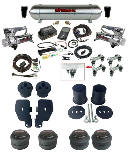Air Lift 3P 27685 Complete Air Ride Suspension Kit Chrome 580 Fits Impala 65-70 - Picture 17 of 24