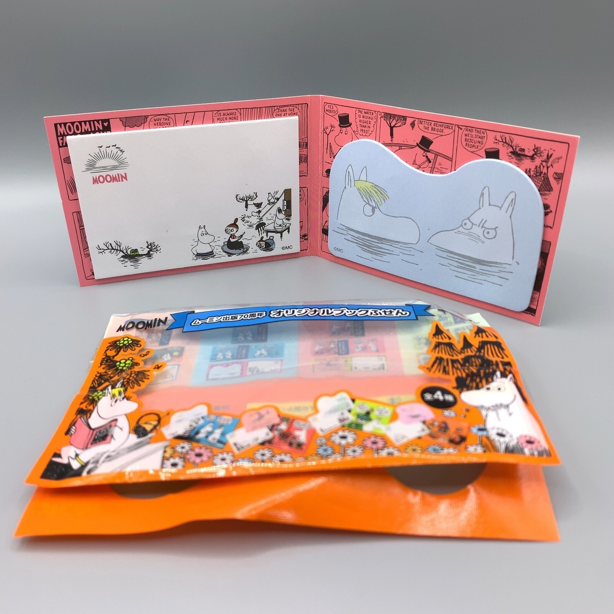 Moomin Sticky Note Memo Japanese Stationery 70th anniversary aa710