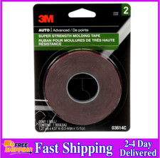 3M Super-Strength Molding Tape, 1/2 in X 15 Ft, High Strength Double-Sided Adhes