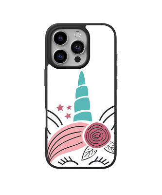 2D Case Handyhülle Unicorn Pink Blue Nr.601 für iphone 16 PLUS