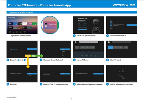 Formuler GTV-BT1 Bluetooth Voice Remote For GTV/ Z8/ Z10/ Z11/ Z Alpha/T3 - Picture 5 of 10
