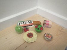 Tyco Kitchen Littles for Barbie Size Miniature Food ITALIAN PASTA FROZEN PIZZA