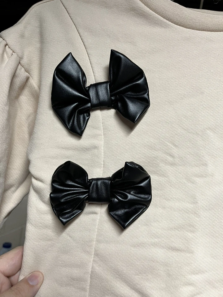 Conjunto Panco Niñas Tostado y Negro Talla 6/7 Foto 4 de 4