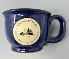Sunset Hill Stoneware Coffee Mug Cup Windsor Cottage Berkshires MA Made In USA