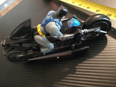90s Batman On Motorcycle Friction Toy Tm And DC Comics G3439