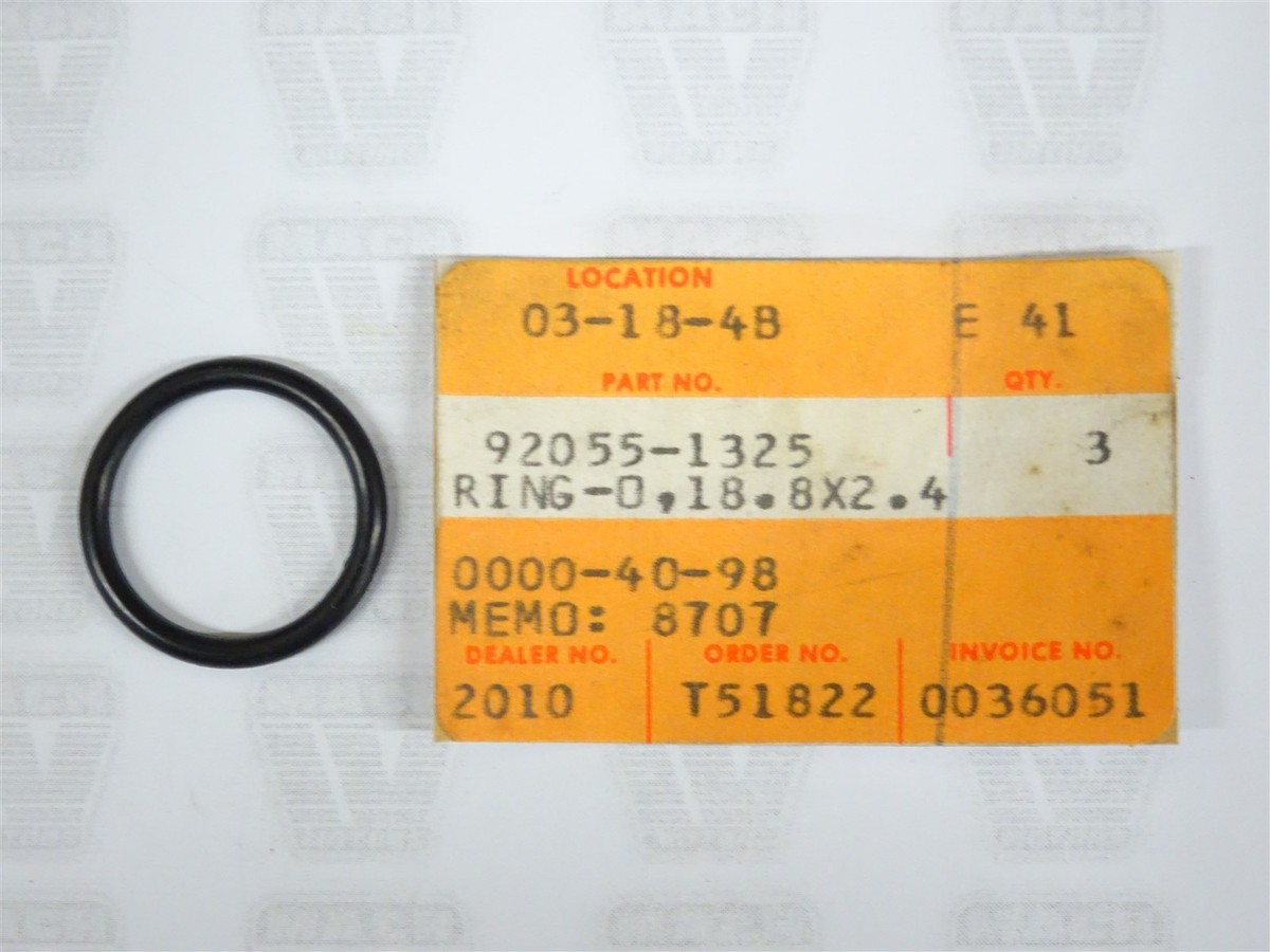 Kawasaki NOS NEW 92055-1325 O Ring 18.8x2.4 ZG ZG1200 Voyager XII