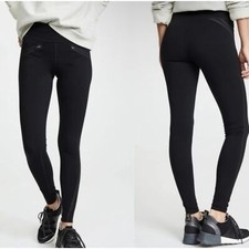 Spanx Leggings Women sz XL Every Wear Tech Tape Active Pant Full Length Black