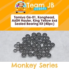 Tamiya G6-01, Konghead, A60H Hauler, King Yellow 6x6 -40 Pcs Sealed Bearings Kit