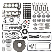 Engine Rebuild Set - Rods & Piston & Timing For Ranger Rover Jaguar AJ133 5.0L