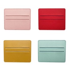Ultra-thin Credit Card Holder Case Mini Purse Wallet Bags Solid Color 2 Slo 