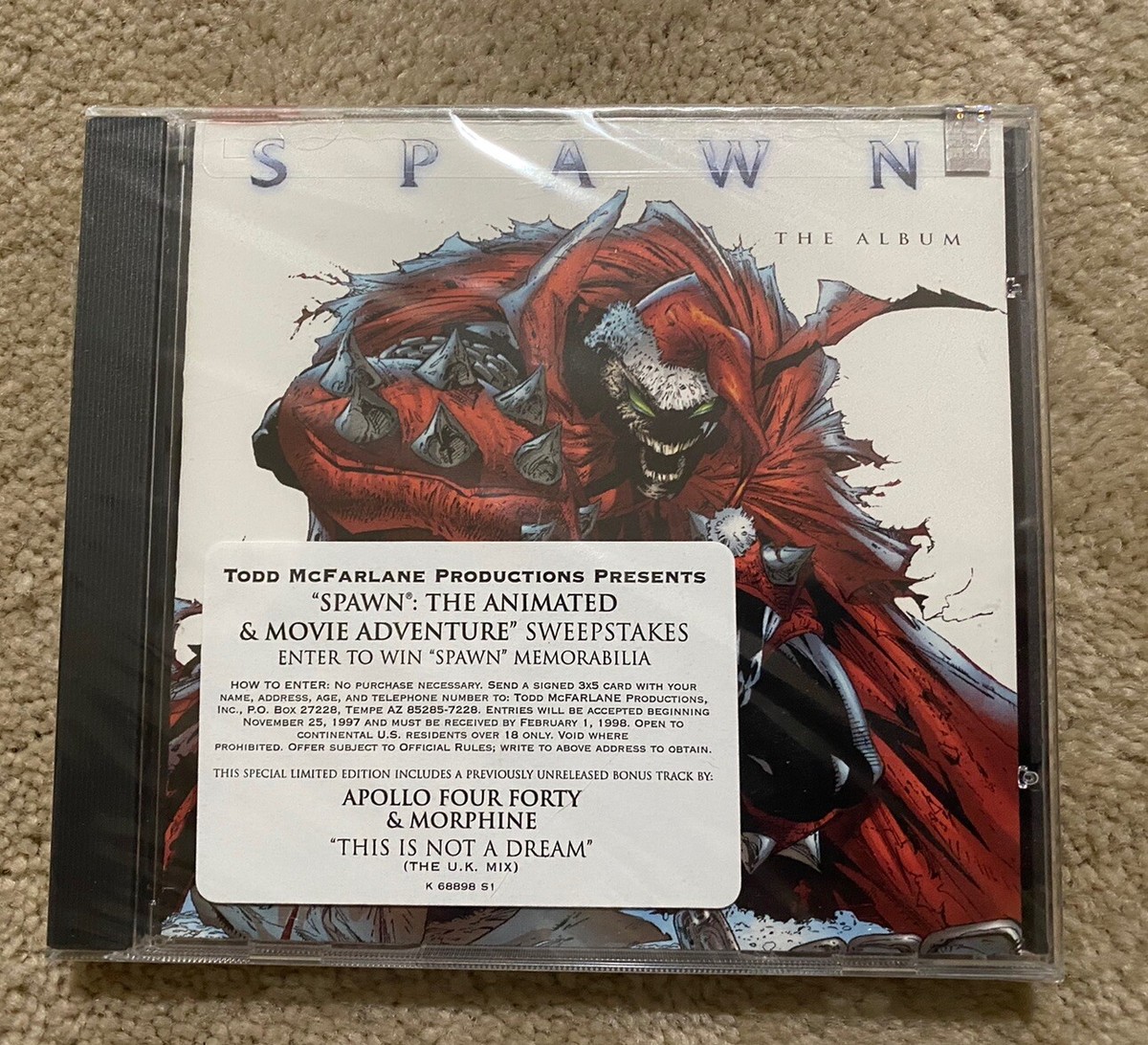 SPAWN THE ALBUM Movie Soundtrack Factory Sealed SPECIAL