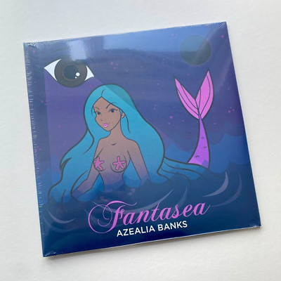 AZEALIA BANKS FANTASEA MIXTAPE VINYL LIMITED EDITION FIRST PRESSING PURPLE TEAL