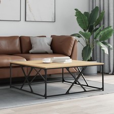 Couchtisch Holzwerkstoff Kaffeetisch Tisch Beistelltisch Quadratischer Desktop