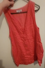 Aere pink mini–Dress Linen