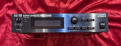 BOSS SE-70 Super Effects Processor Multi-Effect Rack Unit Sound Module japan