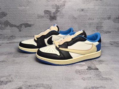 DM7866-140 Travis Scott x Fragment Design x Air Jordan 1 Low Men's Sizes 7-13
