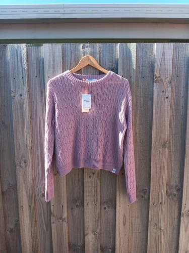 McINTYRE MARIA CABLE KNIT JUMPER - SIZE LARGE - BNWT - RRP $299 - Picture 2 of 6