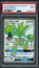 Pokemon PSA 9 Scizor GX SV72/SV94 Sun & Moon Hidden Fates Shiny Vault Near Mint on eBay