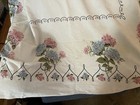 Vintage Pink & Blue Floral Tablecloth Cotton 60x50 Perfect for Easter — photo 8