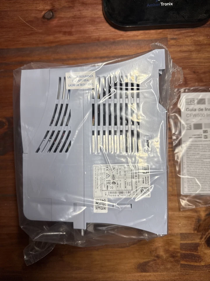 WEG AC VARIABLE FREQUENCY DRIVE CFW500B10P0T4DB20 and CFW500-KN1B Protection kit - Image 3 of 4