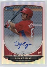 2013 Bowman Chrome Prospects Refractor 275/500 Dylan Cozens #BCA-DC Auto 04tw