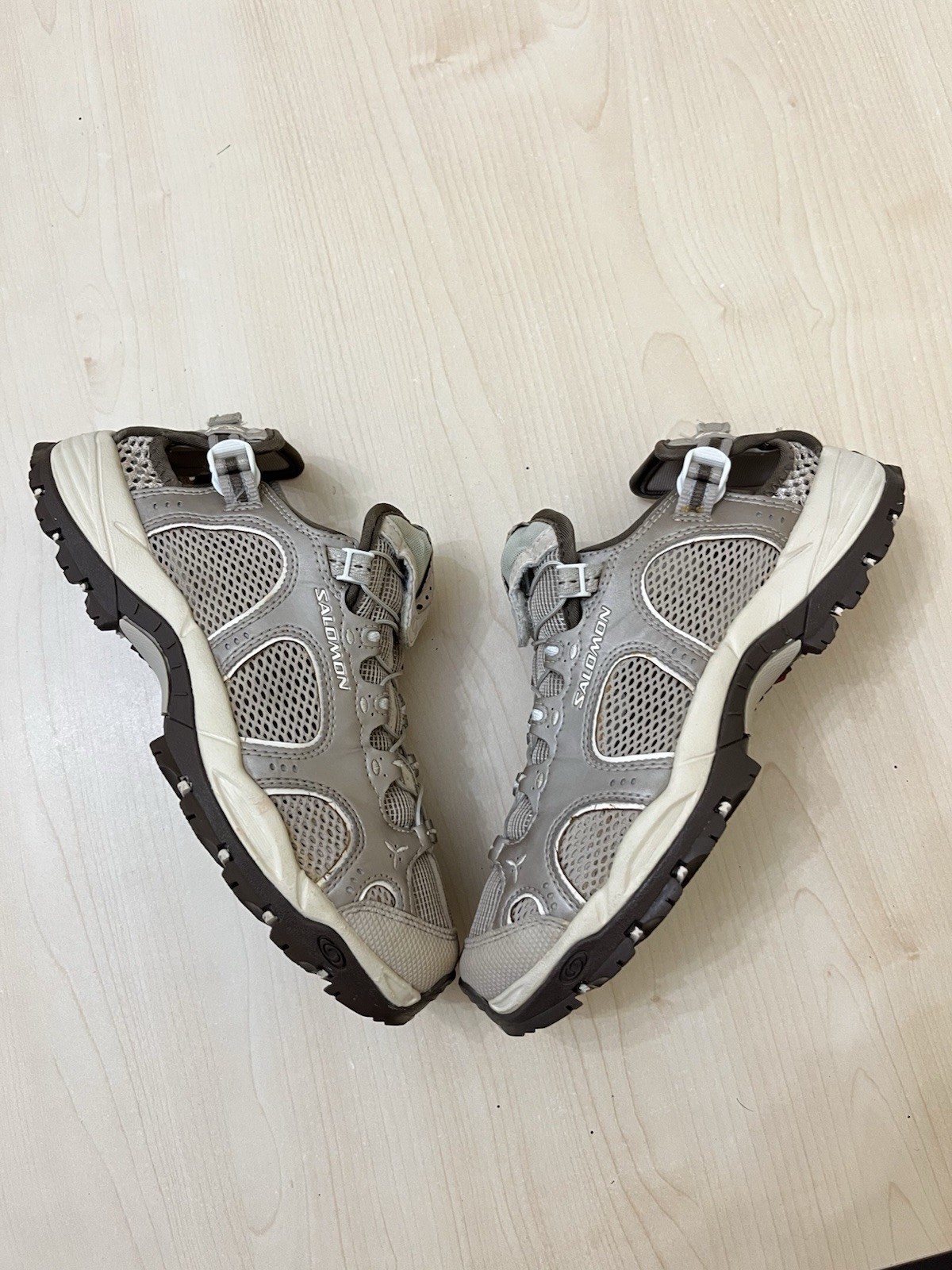 Scarpe da trekking Salomon Tech Amphibian 2 impermeabili grigie EU 38 scarpe Gorpcore