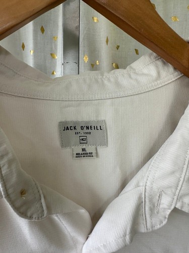 Jack O'Neill Men's Relaxed Fit Button Down Open Chest Pocket Collar Shirt XL - Picture 4 of 4