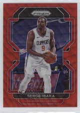 2021-22 Panini Prizm Ruby Wave Prizm Serge Ibaka #18 0w8f