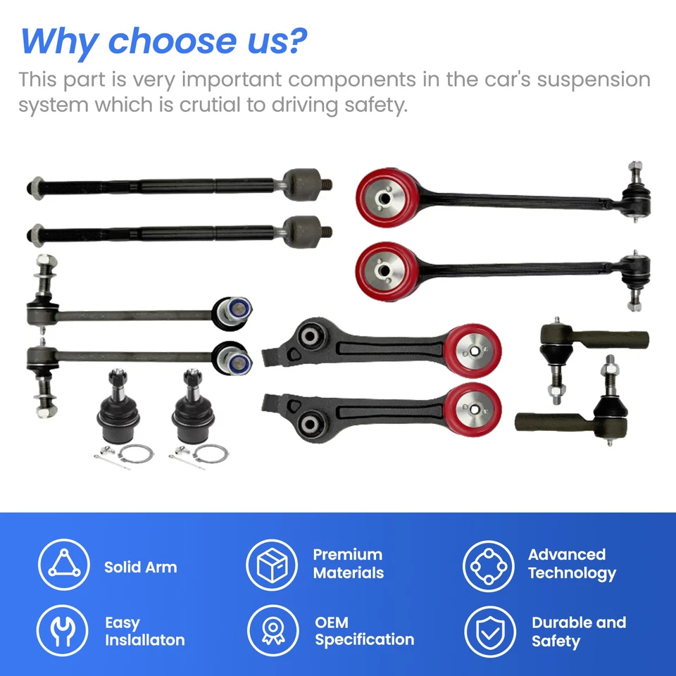 Suspension Control Arms Kit for RWD Dodge Charger Challenger Chrysler 300 15-23 - Image 4 of 4