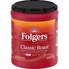 Classic Roast Ground Coffee Medium Roast Most Aromatic 9.6-Ounce Canister