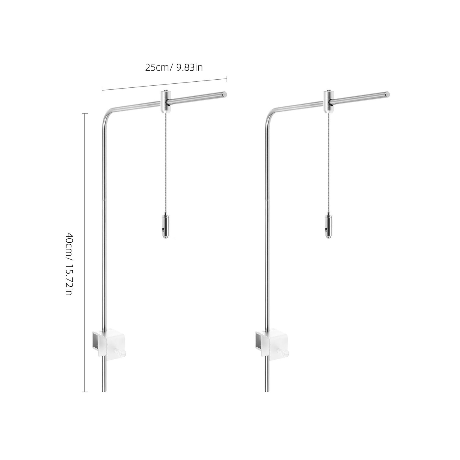 iplusmile Fish Tank Light Stand Kit, Aquarium Lighting Holder, Fish... Fast Ship