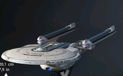 Star Trek Generations Enterprise Ncc-1701B 1/350 scale 3d Model Kit Enterprise B