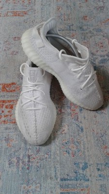 ADIDAS YEEZY 350 V2 BONE WHITE MEN SNEAKERS SIZE 9.5 WHITE COLOR